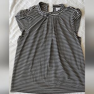 Elle Black And White Sleeveless Knitted Women's Top. - SIZE MZ